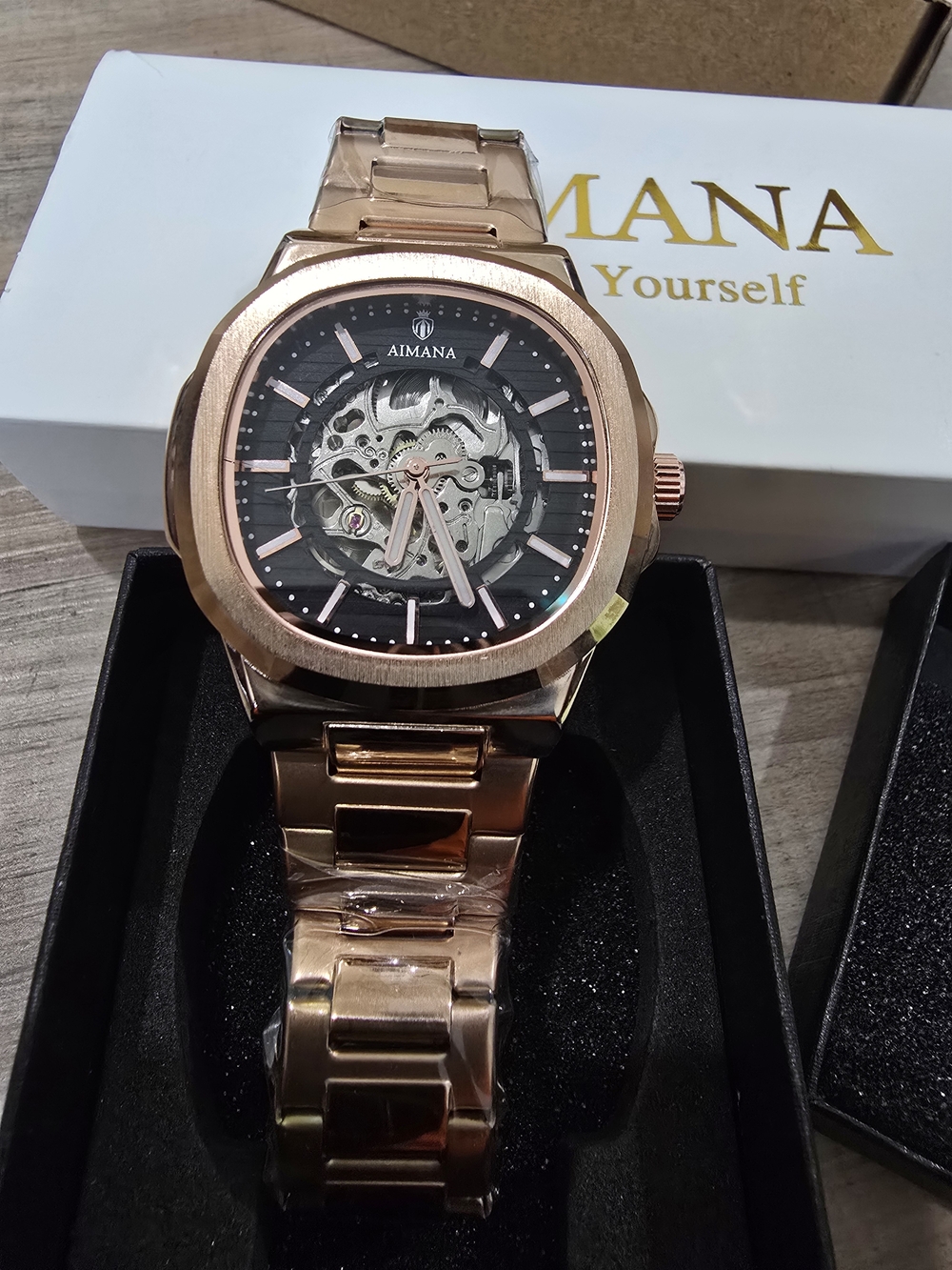 Rose Gold Men's Mechanical Watch